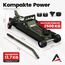 Wagenheber 2,5T extra flach – Hydraulischer Rangierwagenheber mit Transportkoffer, 3 Gummiauflagen & Adapter – Auto Wagenheber für PKW bis 2.500 kg (Olivgrün)