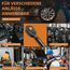 Drehmomentschlüssel Auto 30-210Nm, 1/2 Zoll Torque Wrench, 72 Zähne Umschaltknarre, Radmutternschlüssel für Auto reifenwechsel, LKW, NKW, Motorrad Reparatur und Wartung, ± 3% Fehlergenauigkeit