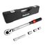 Hairich Drehmomentschlüssel 1/2 Zoll für Auto, 20–230 Nm, Torque Wrench 5-tlg. Set mit Verlängerung & Stecknüssen (17/19/21 mm) – für Reifenwechsel & Motorrad