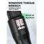 LLAVETOR Drehmomentschlüssel 1/2", 30-210 Nm Drehmomentschlüssel 8tlg. Set,± 3% Fehlergenauigkeit,72-Zahn-Drehmomentschlüssel für Motorrad, Auto, LKW Reparatur