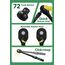LLAVETOR Drehmomentschlüssel 1/2", 30-210 Nm Drehmomentschlüssel 8tlg. Set,± 3% Fehlergenauigkeit,72-Zahn-Drehmomentschlüssel für Motorrad, Auto, LKW Reparatur