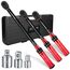 ATsafepro Drehmomentschlüssel Set 1/4 3/8 1/2 Zoll Antrieb Klicken, Drehmomentschlüssel Fahrrad Moto Auto 3-25NM 5-60NM 20-230NM, Doppelrichtung 72 Zähne mit 1/4‘‘ auf 3/8‘‘ auf 1/2‘‘ Drei Adapter