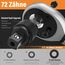13TLG Klein Drehmomentschlüssel Fahrrad 3-25NM, 1/4 Zoll Torque Wrench Set, 72 Zähne Umschaltknarre, Ratschenkasten inklusive mit Verlängerungsstange 10 cm, Innensechskant und Torx Bit Buchse