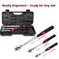 Hairich Drehmomentschlüssel Set 3‑teilig | 1/4″ + 3/8″ + 1/2″ | 3‑25 Nm, 5‑60 Nm, 20‑230 Nm | ±3% Genauigkeit | 72‑Zähne Ratschenkopf | Profi Torque Wrench für Fahrrad, Auto & Motorrad