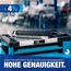 NTG Drehmomentschlüssel 1/2" Zoll 40-210 Nm inkl. 3 Stecknüsse 17 | 19 | 21mm inkl. Verlängerung + Schoneinsätze für Alufelgen - für Auto Motorrad SUV Van