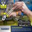 MASKO® Drehmomentschlüssel 45-tlg. Set Auto, Fahrrad & Motorrad 1/4 Zoll 5-25Nm inkl. Handschuhe, Magnetische Zündkerzenhülse Stecknüsse mit Verlängerungsstange 100mm +/- 4% Toleranz Reifenschlüsse