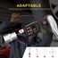 ANPUDS Digitaler Drehmomentadapter, 1/2 Zoll 1.5-30Nm Drehmomentadapter Set mit Voreingestellter, Lagerung, Summer, LCD Anzeige, ± 1% Fehlergenauigkeit, 1/4" 3/8" Adapter für Auto, Motorrad, Fahrrad