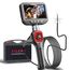 Ralcam Endoskopkamera mit Licht Endoscope Camera - 360° Endoskop Schwenkbarer 4,3" HD 720P Inspektionskamera mit Licht Rohrkamera, Kameras mit 6 LED, IP67 (6,2mm Sonde/2M)