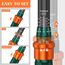 NADOKHI Drehmomentschlüssel 3/8 Zoll, 5-60Nm, 72 Zähne, 10-tlg Klein Drehmomentschlüssel Set mit 250mm Verlängeru, Universalgelenk, Zündkerzenhülse, für Fahrrad, Motorrad und Auto Zündkerzen Wechsel