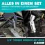 ANPUDS Drehmomentschlüssel 3/8", 5-60Nm Fahrrad & Motorrad Drehmomentschlüssel 9-tlg. Set mit 250mm Verlängerungsstange, 3/8 Universalgelenk, 14mm/16mm Magnetische Zündkerzenhülse, Bits und Socket