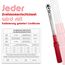 UYECOVE Drehmomentschlüssel Set, 3 teilig Drehmomentschlüssel 1/4" 5-25Nm, 3/8" 20-120Nm, 1/2" 40-220Nm, ±3% Fehlergenauigkeit Drehmomentschlüssel für Fahrrad, Motorrad, Auto, LKW