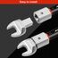 ATsafepro Einsteck Drehmomentschlüssel 5-60 Nm, 9×12mm offener Enddrehmomentschlüssel, austauschbarer Drehmomentschlüssel für HVAC Mini Split, Kältesysteme, Fahrrad, Motorrad und Autowartung