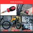 ATsafepro 61-Tlg Drehmomentschlüssel Fahrrad 1/4 Zoll, 1-25 Nm Drehmoment schlüssel Auto, mit 40 Bits, Verlängerung,3/8''Adapter und einem Schraubendreher, Genauigkeit ± 3%