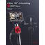 Ralcam Endoskopkamera mit Licht Endoscope Camera - 360° Endoskop Schwenkbarer 4,3" HD 720P Inspektionskamera mit Licht Rohrkamera, Kameras mit 6 LED, IP67 (6,5mm Dual-Sonde/1,5M)