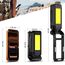 Daphomeu LED Taschenlampe mit Magnet,Ultra-helle Werkstattlampe, akkubetriebene COB-Arbeitsleuchte mit Schwenkfunktion und Magnetfuß, Werkzeug Licht ideal für Autoreparaturen, Werkstatt und Camping