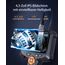 Dual Lens Endoskopkamera mit Licht, AOPICK 8mm IP67 wasserdichte Endoskop, 4.3" IPS Bildschirm Inspektionskamera, 1080P HD Rohrkamera mit 8 Einstellbaren LEDs, 16.5FT/5M Halbstarres Kabel