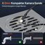 Endoskopkamera mit Licht, AOPICK 8mm IP67 wasserdichte Endoskop, 4.3" IPS Bildschirm Inspektionskamera, 1080P HD Rohrkamera mit 8 Einstellbaren LEDs, 16.5FT/5M Halbstarres Kabel, Werkzeug für Männer