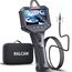 Ralcam Endoskopkamera mit Licht Endoscope Camera - Endoskop 6,2mm Inspektionskamera 3,5" HD 720P Rohrkamera, Kameras mit 6 LED, IP67 Wasserdicht 1M Halbsteifes Kabel Teleskopkamera Kfz Werkzeug