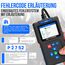 Strex OBD2 Diagnosegerät - OBDII/EOBD Diagnose - Auslesegerät Auto - Fehlerbehebung - DE Sprache - Diagnosegerät für Autos - Motor Fehlercodeleser