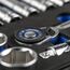 Högert Technik - Werkzeugset 36-tlg Werkzeugkoffer Steckschlüssel, Bits und Zubehör 3/8“ Cr-V, Verformungsfest I Ratschenmechanik mit 72 Sperrklinken Set für Heimwerker Garage, Haushalt