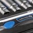 Högert Technik - Werkzeugset 36-tlg Werkzeugkoffer Steckschlüssel, Bits und Zubehör 3/8“ Cr-V, Verformungsfest I Ratschenmechanik mit 72 Sperrklinken Set für Heimwerker Garage, Haushalt