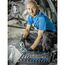 Högert Technik - Werkzeugset 36-tlg Werkzeugkoffer Steckschlüssel, Bits und Zubehör 3/8“ Cr-V, Verformungsfest I Ratschenmechanik mit 72 Sperrklinken Set für Heimwerker Garage, Haushalt