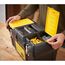 STANLEY Werkzeugbox Werkzeugkoffer leer Werkzeugkasten (19", 49x26x25cm, herausnehmbare Ablage, Box mit zwei Organizern für Werkzeuge, robuster Koffer mit Metallschließen, inkl. Griff) 1-92-066
