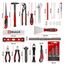 Original Einhell E-Case 78-tlg. Werkzeugkoffer Renovierung (Sanierungen, Bohrer-Set, Bit-Set, Fugenwerkzeug, Zangen, Spachtel, Holzsäge, Rollgabelschlüssel, Wasserwaage, Systemkoffer)