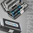 Högert Technik - Werkzeugset 38-tlg Werkzeugkoffer, Ratschenset, Steckschlüsselsatz, Bits, Ausstattung 1/4”, Klein Tragbare Werkzeugkaste Werkzeug Set für Heimwerker Garage, Haushalt