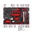 Original Einhell E-Case 78-tlg. Werkzeugkoffer Renovierung (Sanierungen, Bohrer-Set, Bit-Set, Fugenwerkzeug, Zangen, Spachtel, Holzsäge, Rollgabelschlüssel, Wasserwaage, Systemkoffer)