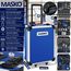 MASKO® Werkzeugkoffer 1400-teilig gefüllt | Werkzeugset im Aluminiumkoffer | Werkzeugkasten mit Rollen | Werkzeugkiste Haushalt, Haus, Hobby, KFZ | Trolley-Funktion | Werkzeugwagen Handwerkzeug