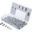 BGS 14127 | Nietmuttern-Sortiment | 150-tlg. | Aluminium | in praktischer, wiederverwendbarer Universalbox