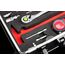 Meister Werkzeugtrolley 238-teilig - Werkzeug-Set - Teleskophandgriff / Profi Werkzeugkoffer befüllt / Werkzeugkiste fahrbar auf Rollen / Werkzeugbox komplett, Schwarz/Silber, 8971480