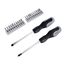 Amazon Basics Werkzeug-Set für den Haushalt, 65 Teile, Schwarz,grau