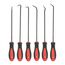 ROTATION Extra langes Präzisions-Haken- und Pick-Set, 6-teiliges Set, Schaft aus Chrom-Vanadium-Stahl, zum Entfernen von Schläuchen und Dichtungen, Auto- und Elektronik-Wartungswerkzeugen