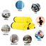 URAQT Mikrofasertücher Auto,6 PCS 500GSM Mikrofasertücher Multifunktionales Motorrad Fusselfreie Handtuch,Reinigungstuch Microfasertuch für Auto Haushalt Küche Fenster Gelb Grau-30x40CM