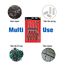 ROTATION Präzisions-Haken- und Pickel-Set mit Schaber, 9-teiliges Set, Schaft aus Chrom-Vanadium-Stahl, zum Entfernen von Schläuchen und Dichtungen, Auto- und Elektronik-Wartungswerkzeugen