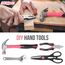 Hi-Spec 54-tlg. Werkzeugkoffer für Frauen Pink mit Klauenhammer, Präzisionschraubenzieher-Set, Nüssen und Bit Set. Handwerkzeug in Rosa für Projekte in Haushalt