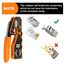 LEENUE RJ45 Crimpzange Set, Netzwerk Werkzeug Set mit 10 x Cat 7 Cat6A Lan Stecker Pass Through