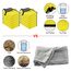 URAQT Mikrofasertücher Auto,12 PCS 500GSM Mikrofasertücher Multifunktionales Motorrad Fusselfreie Handtuch,Reinigungstuch Microfasertuch für Auto Haushalt Küche Fenster Gelb Grau-30x40CM