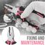 Hi-Spec Werkzeugset in Pink für Frauen - Komplettset für Heimwerkerinnen mit Hammer, Zange, Schraubendreher, Bits, Maßband und Wasserwaage - Ideal für Haushalt und Geschenk