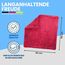 Ivality® Auto Trockentuch Klein 40x40 cm – 1800 GSM Ultra Saugstarke Mikrofasertücher für Autopflege und Motorrad, Fusselfreies, Lack-schonendes Twisted Towel Microfasertücher - Rot