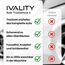Ivality® Auto Trockentuch Klein 40x40 cm – 1800 GSM Ultra Saugstarke Mikrofasertücher für Autopflege und Motorrad, Fusselfreies, Lack-schonendes Twisted Towel Microfasertücher - Lila