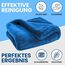 Ivality® Auto Trockentuch Groß 40x60 cm – 1800 GSM Ultra Saugstarke Mikrofasertücher für Autopflege und Motorrad, Fusselfreies, Lack-schonendes Twisted Towel Microfasertücher - Blau