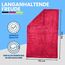 Ivality® Auto Trockentuch Groß 40x60 cm – 1800 GSM Ultra Saugstarke Mikrofasertücher für Autopflege und Motorrad, Fusselfreies, Lack-schonendes Twisted Towel Microfasertücher - Rot