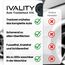 Ivality® Auto Trockentuch Set – 2 Stück - 80x50 cm & 40x40 cm, 1800 GSM Saugstarkes Twisted Mikrofasertücher - Trockentuch für AutoPflege und Motorrad - Fusselfreie & Lack-schonende Microfasertücher
