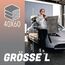 Nuke Guys Gamma Dryer L | Ultra saugstarkes Trockentuch 1400 GSM grau 40x60cm | Fusselfrei, abgerundete sanfte Fasern, kratzerfrei, groß | Premium Mikrofasertuch für Auto Motorrad Fahrrad