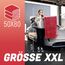 Nuke Guys Gamma Dryer XXL | Ultra saugstarkes Trockentuch 1400 GSM rot 50x80cm | Fusselfrei, abgerundete sanfte Fasern, kratzerfrei, extra groß | Premium Mikrofasertuch für Auto Motorrad Fahrrad