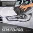 Glart 44TW6 Auto Trockentuch XXL grau – 60x40 cm Mikrofasertuch Auto, extrem saugstarkes Tuch zum kratzfreien Trocknen von Lack, Glas, Felgen, außen & innen – für Autopflege, Motorrad, Boot, Haushalt
