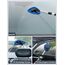 AstroAI Auto Scheibenreiniger mit 4 Mikrofaserpad, Reinigungswerkzeug für die Windschutzscheibe mit ausziehbarem Griff, Auto Fensterwischer Kit, Blau